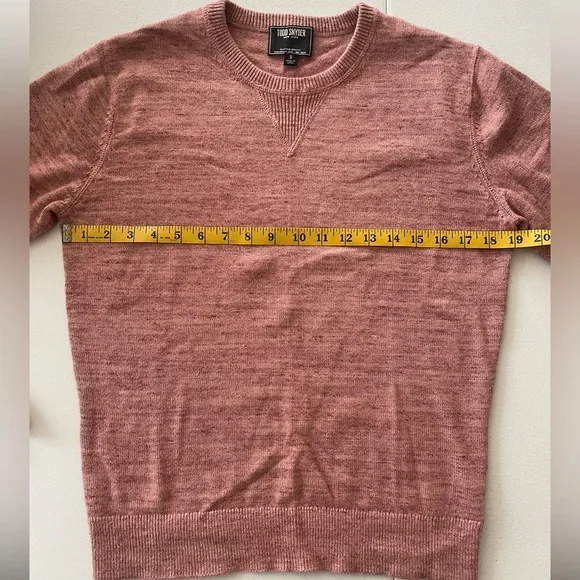 Todd Snyder New York dusty rose cotton/cashmere sweater - Picture 6 of 7
